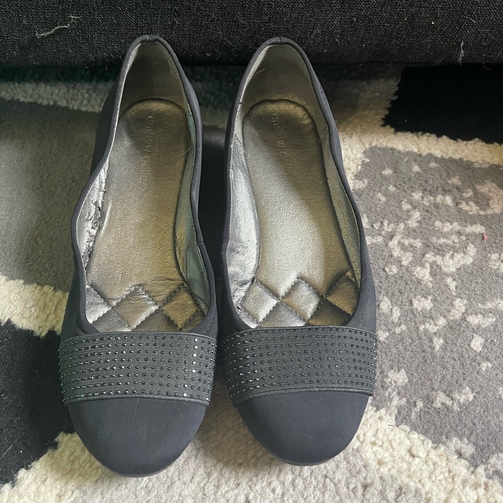 Andrew Geller Women’s black offices flats